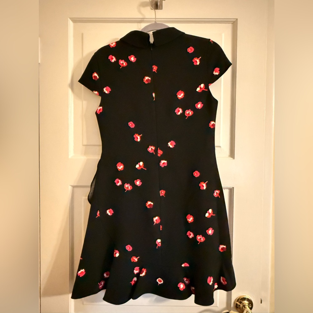 NWT- floral Kate Spade Black Dress - Picture 2 of 5